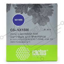 Картридж матричный Cactus CS-NX1500 черный (12.7 мм, 5 м, 1 500 000 знаков) для Star NX-1500/24xx/LC-8211