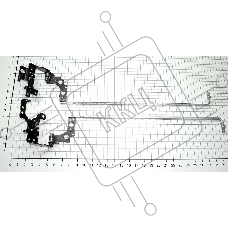 Петли для ноутбука HP Pavilion 15-N, 15-F, 15-N000, 15-N100, 15-N200, FBU860010103