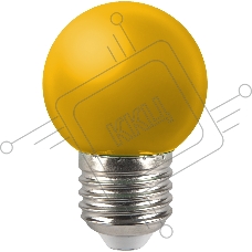 Лампа GLDEN-G45PB-5-230-E27 YELLOW