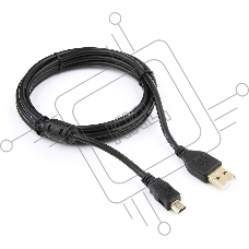 Кабель Gembird PRO CCF-USB2-AM5P-6 USB 2.0 кабель для соед. 1.8м  А-miniB (5 pin)  позол.конт., фер.кол. 