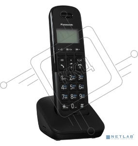 Беспроводной DECT телефон Panasonic KX-TG610RUB (40 мелодий, справочник 120 зап) (черный)