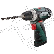 Дрель-шуруповерт Metabo PowerMaxx BS Basic Set 600080880, Аккумуляторный, 12В, 2 АКБ, Кейс