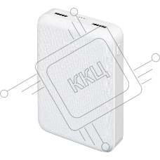 Мобильный аккумулятор Buro T4-10000 Li-Pol 10000mAh 2A+1A белый 2xUSB
