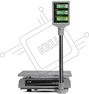 Весы торговые Mertech M-ER 326ACP-15.2 LCD серый (3044)