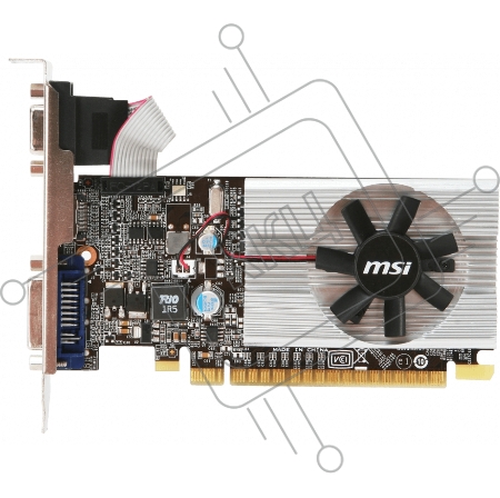 Видеокарта MSI N210-1GD3/LP NVIDIA GeForce 210 1024Mb 64 DDR3 460/800 DVIx1/CRTx1 Ret