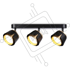 Светильник Ambrella light TN71237/3 BK/GD черный/золото GX53/3 380*100*147