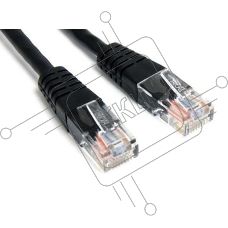 Кабель Патч-корд Lanmaster UTP TWT-45-45-0.5-BK вилка RJ-45-вилка RJ-45 кат.5е 0.5м чёрный ПВХ (уп.:1шт)
