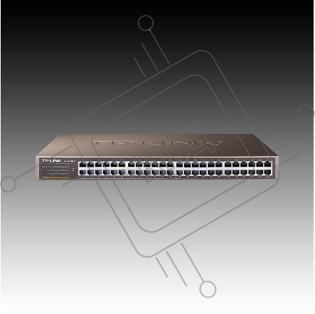 Коммутатор TP-Link SMB  TL-SF1048 48-port 10/100M Switch, 48 10/100M RJ45 ports, 1U 19-inch rack-mountable steel case