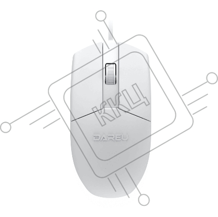 Мышь проводная Dareu LM103 White (белый), DPI 1200, размер 118x61x38мм, 1,8м