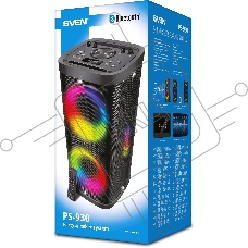 Колонка порт. Sven АС PS-930 черный 150W 1.0 BT/3.5Jack 7200mAh (SV-022402)