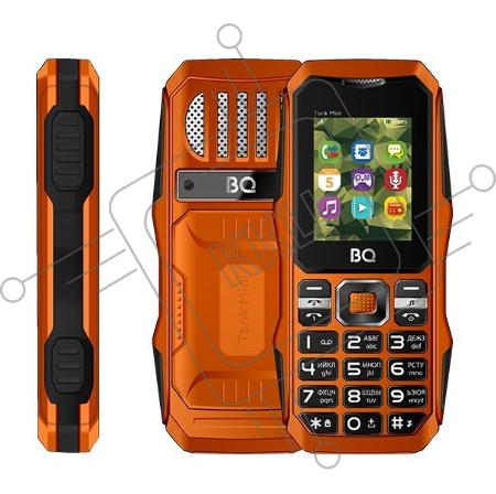Мобильный телефон BQ 1842 Tank mini Black диагональ дисплея 1.77” 128x160/32+32Mb/FM/2Sim/microSD/1200mAh