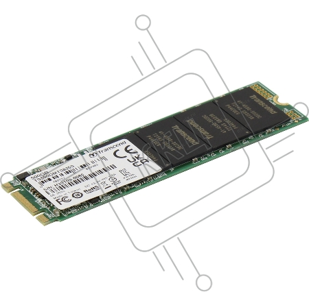 Накопитель SSD M.2 Transcend 500Gb MTS825 <TS500GMTS825S> (SATA3, up to 530/480MBs, 3D NAND, 180TBW, 22x80mm)