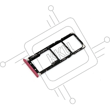 Лоток для SIM-карты Xiaomi Mi A2 Lite красный