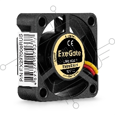 Вентилятор для корпуса ExeGate ExtraSilent ES03010S3P черный, 30 мм, 10000 об/мин, 27 дБ, 3 pin Вентилятор для корпуса ExeGate ExtraSilent ES03010S3P черный, 30 мм, 10000 об/мин, 27 дБ, 3 pin