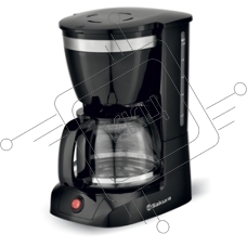 Кофеварка капельная Sakura SA-6109BK черный, исп. кофе - молотый, 1,25 л, 800 Вт