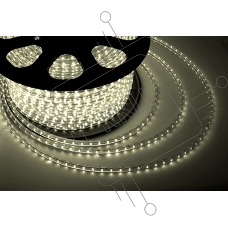 LED лента 220 В, 13х8 мм, IP67, SMD 5050, 60 LED/m, цвет свечения теплый белый