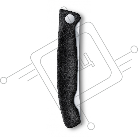 Нож кухонный Victorinox Swiss Classic (6.7833.FB) стальной столовый лезв.110мм серрейт. заточка черный блистер