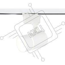Трековый светильник Ambrella light GL5216 SWH белый песок GU10 max12W
