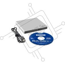Привод DVD-RW LG GP57ES40 серебристый USB внешний
