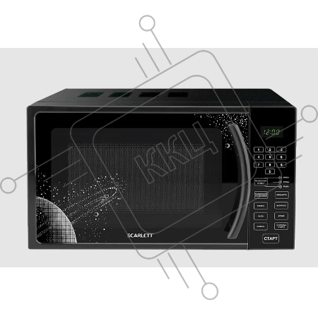 Микроволновая печь  Scarlett SC-MW9020S09D (черный)