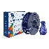 Филамент NVPRINT TPU Silk Dark Blue для 3D печати диаметр 1.75мм  длина 330 метров  масса 1 кг