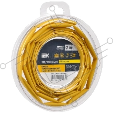 Трубка термоусадочная ТТУ нг-LS 5/2.5 желт. (уп.2м) IEK UDR12-005-D25-002-K05-T