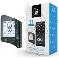 Автосигнализация Scher-Khan T1-M2 с обратной связью + дистанционный запуск брелок с ЖК дисплеем