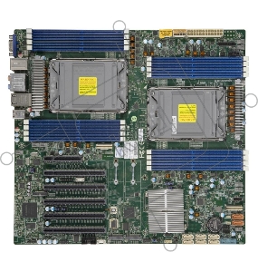 Серверная материнская плата Supermicro Motherboard 2xCPU X12DAI-N6 3rd Gen Xeon Scalable TDP 270W/16xDIMM/ C621A RAID 0/1/5/10/2x1Gb/5xPCIex16/2xM.2(Bulk)