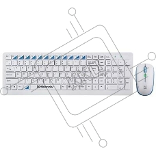 Клавиатура + мышь Defender  Skyline 895 Nano W(Белый) Кл:104, 1000/1500/2000dpi  45895