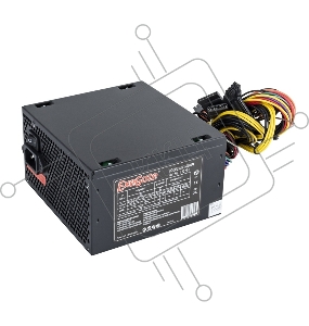 Блок питания 500W ExeGate 500NPX, ATX, PC, black,12cm fan, 24p+4p, 6/8p PCI-E, 3*SATA, 2*IDE, FDD + кабель 220V в комплекте