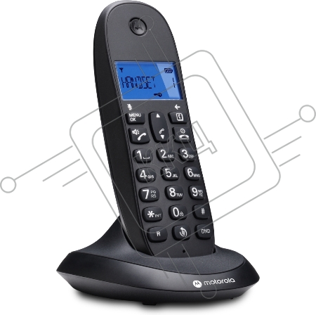 Р/Телефон Dect Motorola C1001СB+ черный АОН