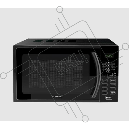 Микроволновая печь Scarlett SC-MW9020S08D (черный)