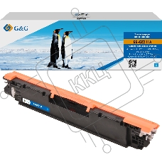 Картридж лазерный G&G GG-CE311A (CE311A) голубой (1000 стр.) для HP LaserJet Pro MFP M175nw/CP1025/1025nw/M275 MFP, LBP7010/7018C