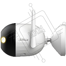 Уличная цилиндрическая IP-видеокамера DAHUA DH-IPC-F4CP-PV-0280B Smart Dual Light 4Мп, 1/3” CMOS, объектив 2.8мм, видеоаналитика, ИК 30м, LED 30м, микрофон, динамик, Wi-Fi 2.4ГГц, IP67, металл пластик