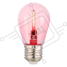 Лампа GLDEN-G45FB-5-230-E27 PINK