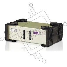 Переключатель ATEN KVM Switch CS82U-AT KVM-переключатель, VGA/SVGA+KBD+MOUSE, 1> 2 блока/порта/port PS2/USB, с KVM-шнурами PS2/USB 2х1.2м