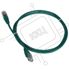 Патч-корд TWT UTP кат.5e, с заливными колпачками, 20.0 м, зеленый