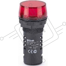 Лампа коммутационный ADDS 22мм LED 220В AC/DC ЛK-22 красн. SchE 25119DEK