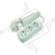 MAKEL MGP134 Удлинитель 3 гн 5 м с\з 