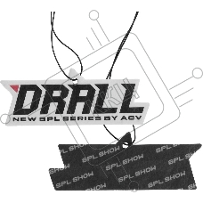 Колонки автомобильные ACV DRALL DR4 (без решетки) 100Вт 94дБ 3Ом 10см (4дюйм) (ком.:2кол.) широкополосные однополосные