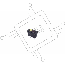 Автомат - предохранитель 250V 15А (3с) RESET-OFF красный  с подсветкой  REXANT