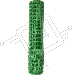 Решетка садовая Grinda, цвет зеленый, 1х10 м, ячейка 60х60 мм