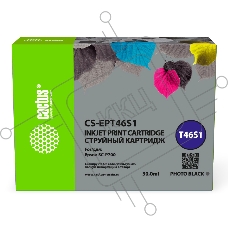 Картридж струйный Cactus CS-EPT46S1 (T46S1) фото черный (30 мл) для Epson SureColor SC-P700