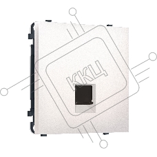 Комплект механизма компьютерной розетки SIGMA Жемчуг RJ-45 (8P8C) CAT6 с/ш QUANT PRO (SP2120, PR188)