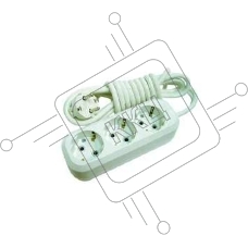 Makel MGP133 Удлинитель 3 гн 3 м с\з   