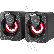 Акустическая 2.0 система Defender Onyx 6Вт, подсветка, питание от USB