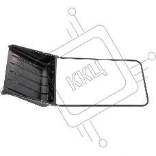 Движок для уборки снега пластиковый, 695х540х1460 мм, стальная рукоятка, Россия Сибртех