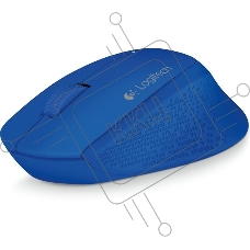 Мышь беспроводная Logitech M280 синий, 1000 dpi, радиоканал, USB, кнопки - 3