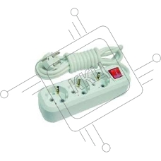 Makel MGP213 Удлинитель 3 гн 3 м с\з вкл.   
