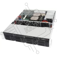 Серверный корпус 2U rackmount, 8+1 trays, 550W CRPS PSU(1+1) /  21